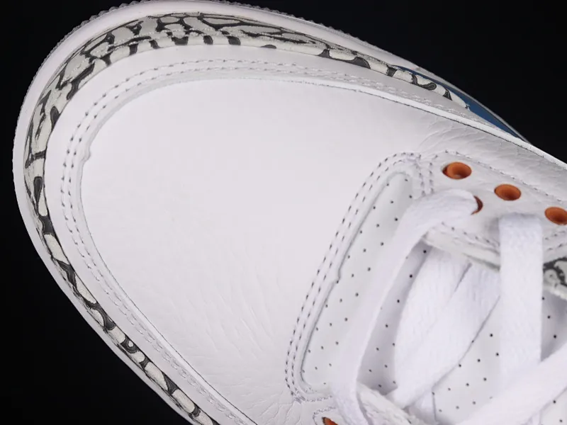 All categories Air Jordan Jordan series basketball shoes Air Jordan 3 foreign trade version Air Jordan Retro AJ3 Joe 3 White and Blue Wizards CT8532-148